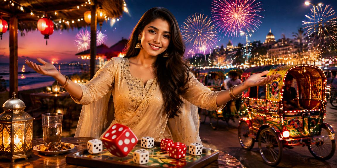 ঢাকায় ঈদ উৎসবে ডাইস গেম উপভোগ করছেন একজন খেলোয়াড়