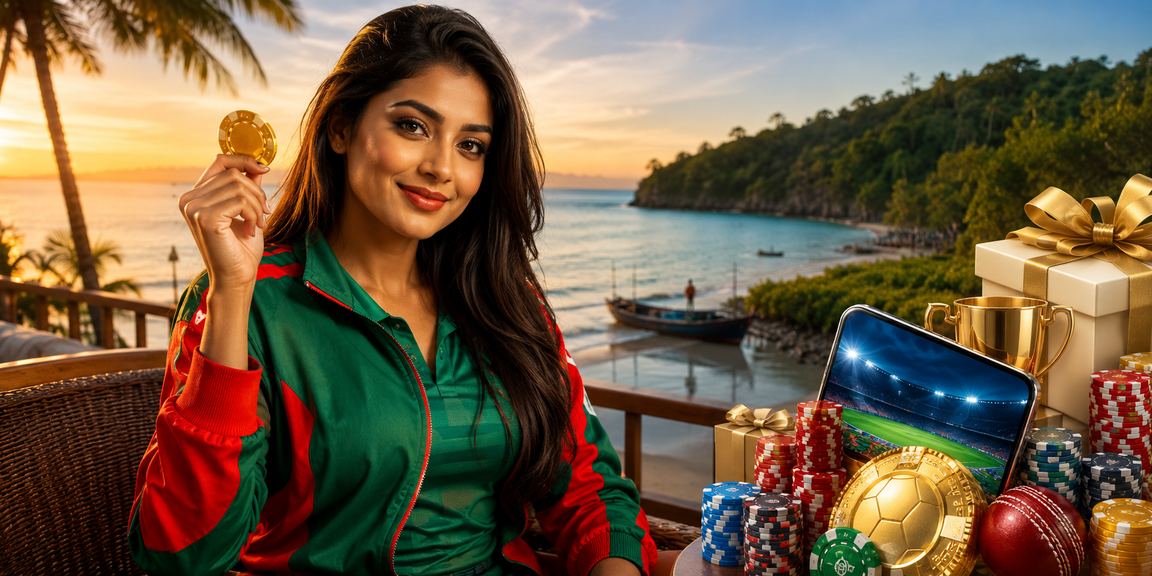 সুন্দরবন অঞ্চলে সমুদ্র সৈকতে বসে 99d পুরস্কার প্রোগ্রাম থেকে ক্যাশব্যাক রিডিম করছেন একজন খেলোয়াড়